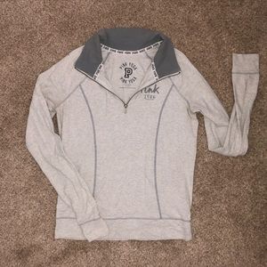 PINK YOGA grey pullover
